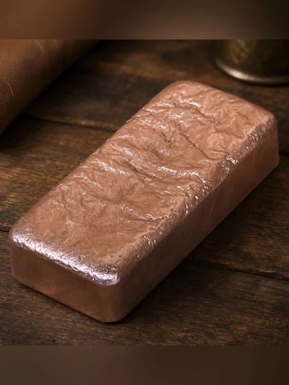 1 lb Hand Poured Copper Bar | .999 Fine Pure Copper Bullion Made In USA